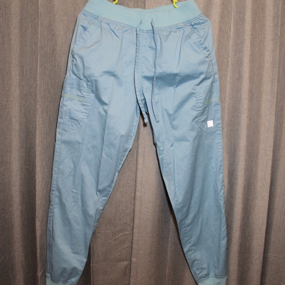 Light Blue jogger scrub pants, size small